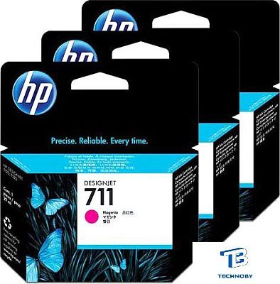 Картридж HP CZ135A 711 красный 3шт
