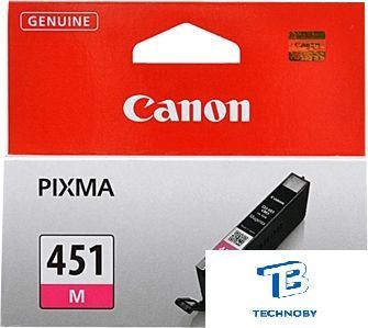 Картридж Canon 6525B001 CLI-451M красный