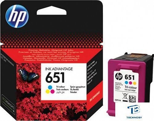 Картридж HP C2P11AE 651 цветной