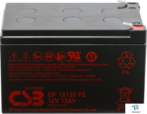 Батарея для ИБП CSB GP 12120 F2 12V/12Ah