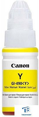 Картридж Canon 0666C001 GI-490 желтый