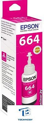 Картридж Epson C13T66434A T6643 красный