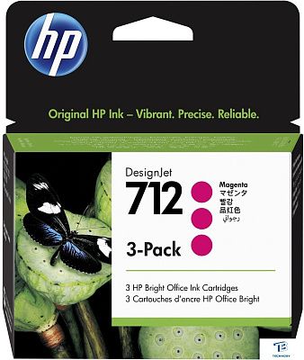 Картридж HP 3ED78A 712 красный 3 шт