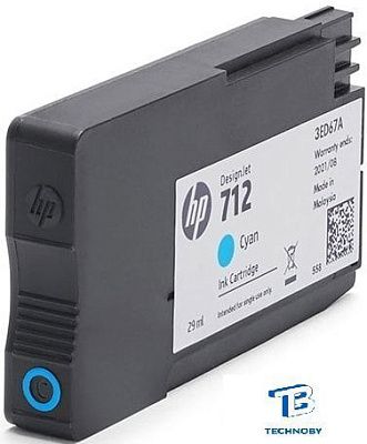 Картридж HP 3ED67A 712 синий