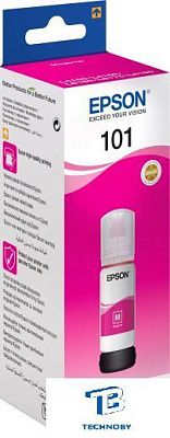 Картридж Epson C13T03V34A 101 красный