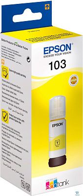 Картридж Epson C13T00S44A 103 желтый