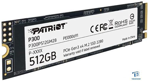 Накопитель SSD Patriot 512GB P300P512GM28