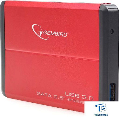 Бокс для накопителей Gembird EE2-U3S-2-R