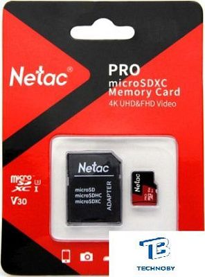 Карта памяти Netac 128GB NT02P500PRO-128G-R