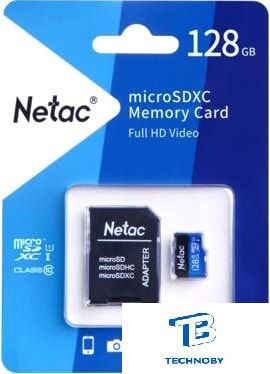 Карта памяти Netac 128GB NT02P500STN-128G-R