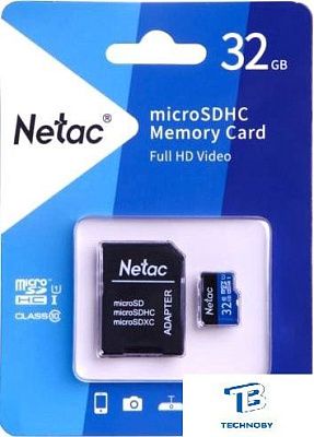 Карта памяти Netac 32GB NT02P500STN-032G-R