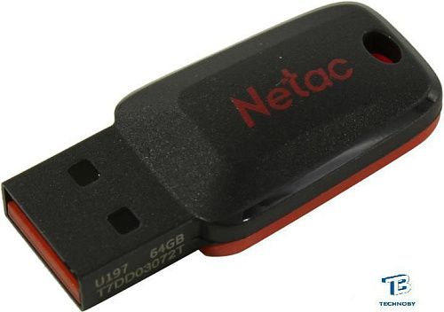 Флэш накопитель Netac 64GB NT03U197N-064G-20BK
