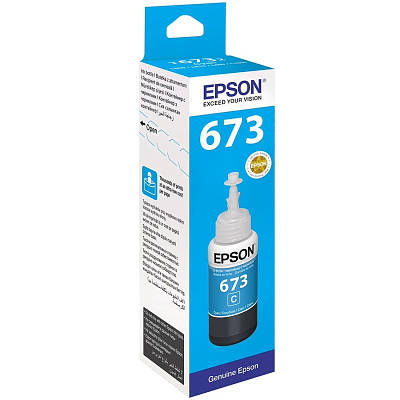 Картридж Epson C13T673298 T6732 голубой