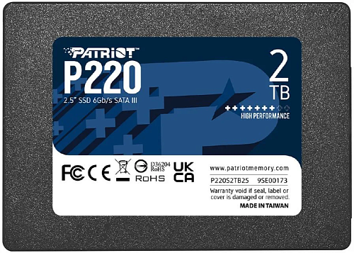 Накопитель SSD Patriot 2TB P220S2TB25