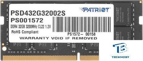 ОЗУ Patriot PSD432G32002