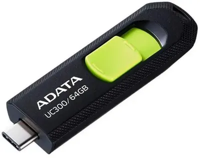 Флэш накопитель A-Data 64GB ACHO-UC300-64G-RBK/GN