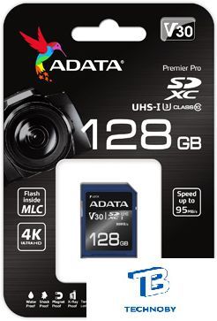 Карта памяти A-Data 128GB ASDX128GUI3V30S-R