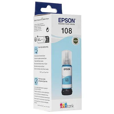 Картридж Epson C13T09C54A 108 светло-голубой