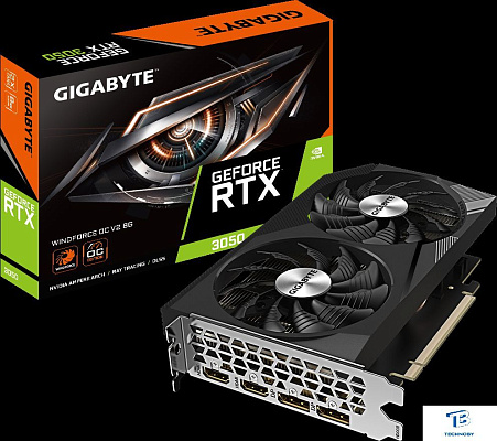 Видеокарта Gigabyte RTX 3050 (GV-N3050WF2OCV2-8GD)