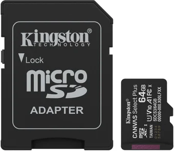 Карта памяти Kingston SDCS3/64GB
