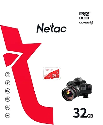 Карта памяти Netac 32GB NT02P500ECO-032G-S