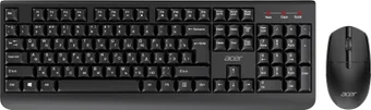 Набор (Клавиатура+мышь) Acer OCC401 Черный